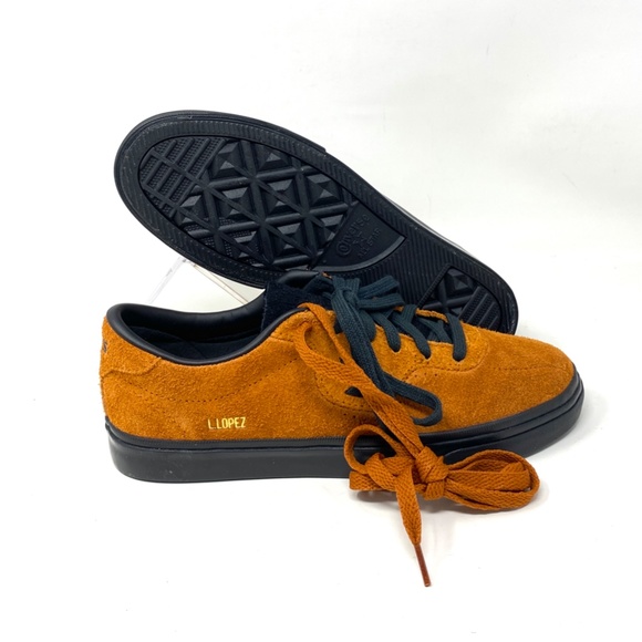 💖MEGA SALE💖Converse CONS Louie Lopez Pro Low Top Orange Suede Women's 170713C - Picture 8 of 11